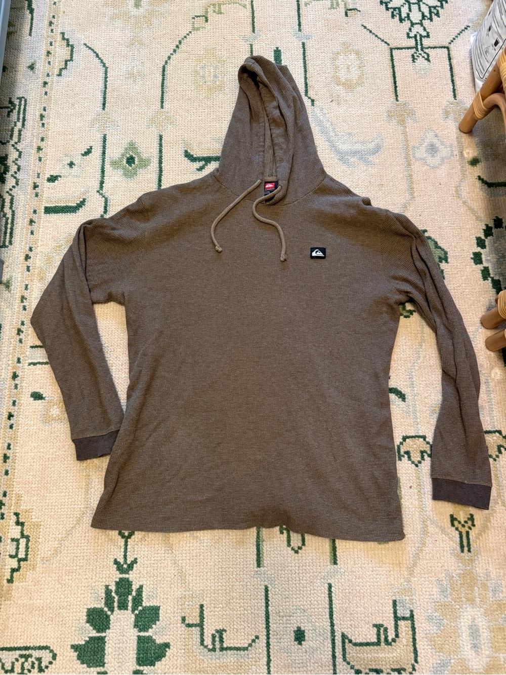 Quiksilver Men's Brown Pullover Hoodie Sweater
